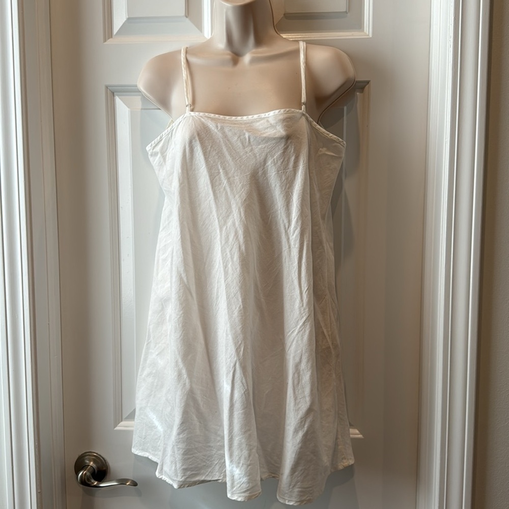 Madewell White Lace Sleeveless Dress. Size XL - Picture 7 of 9